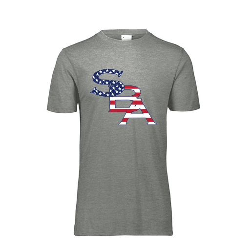 [FTSCUBGY-YS-LOGO1] Decker Youth Tri-Blend T-Shirt - Short Sleeve (Youth S, Gray, Logo 1)