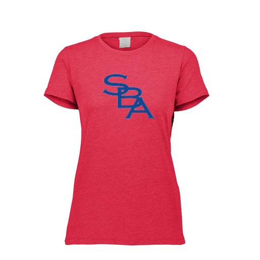 [FTSCUBRD-FAXS-LOGO2] Decker Women's Tri-Blend T-Shirt - Short Sleeve (Female Adult XS, Red, Logo 2)