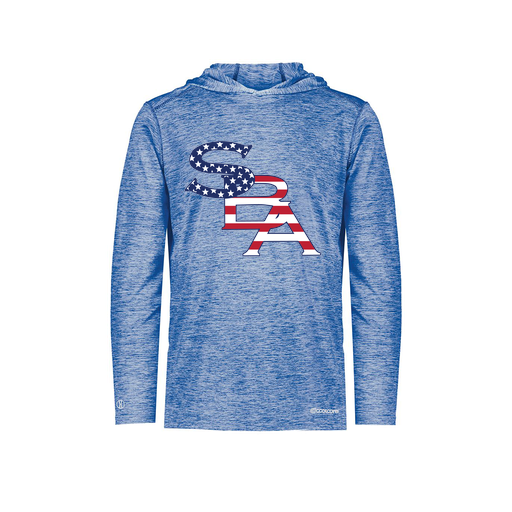 [FOLHCGRY-AS-LOGO1] Decker Men's Charge Hoodie (Adult S, Royal, Logo 1)